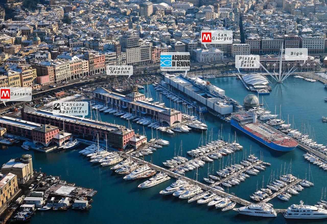 L'Ancora Luxury Apartment Генуя Экстерьер фото